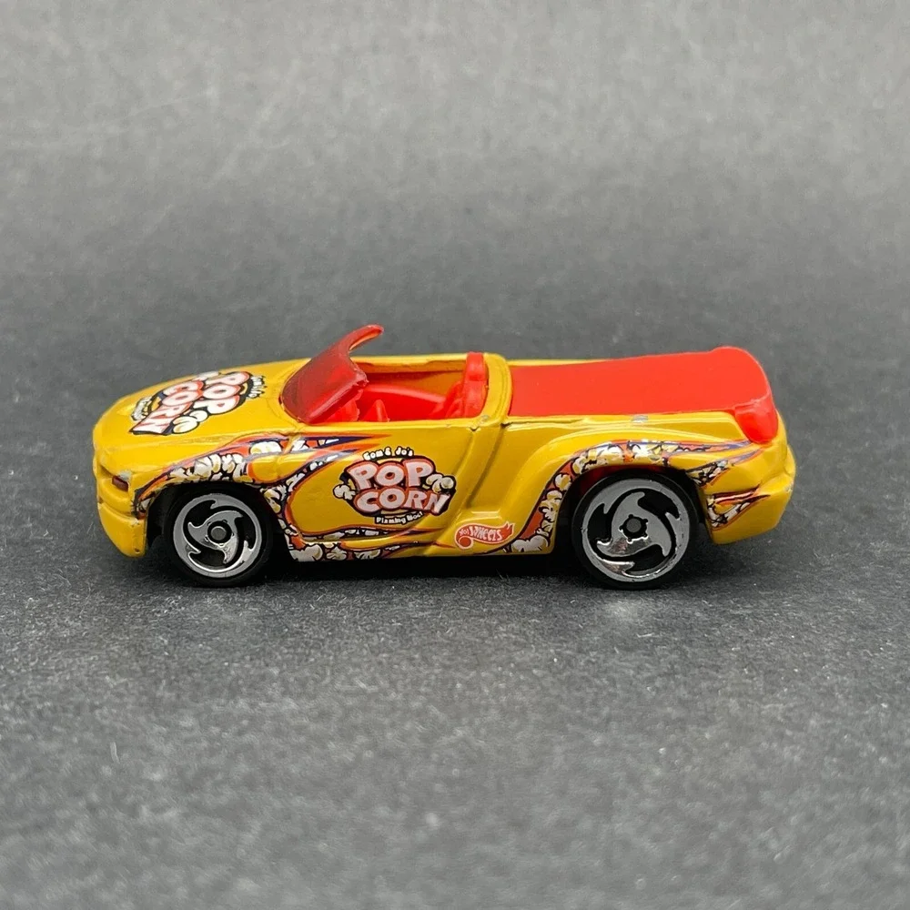 Hot Wheels Snack Time Dodge Sidewinder Car Yellow Diecast 1/64 Pop Corn Loose